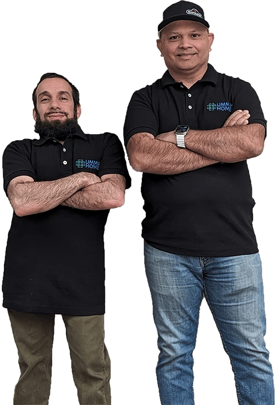 Team members standing and ready to buy your home in any condition