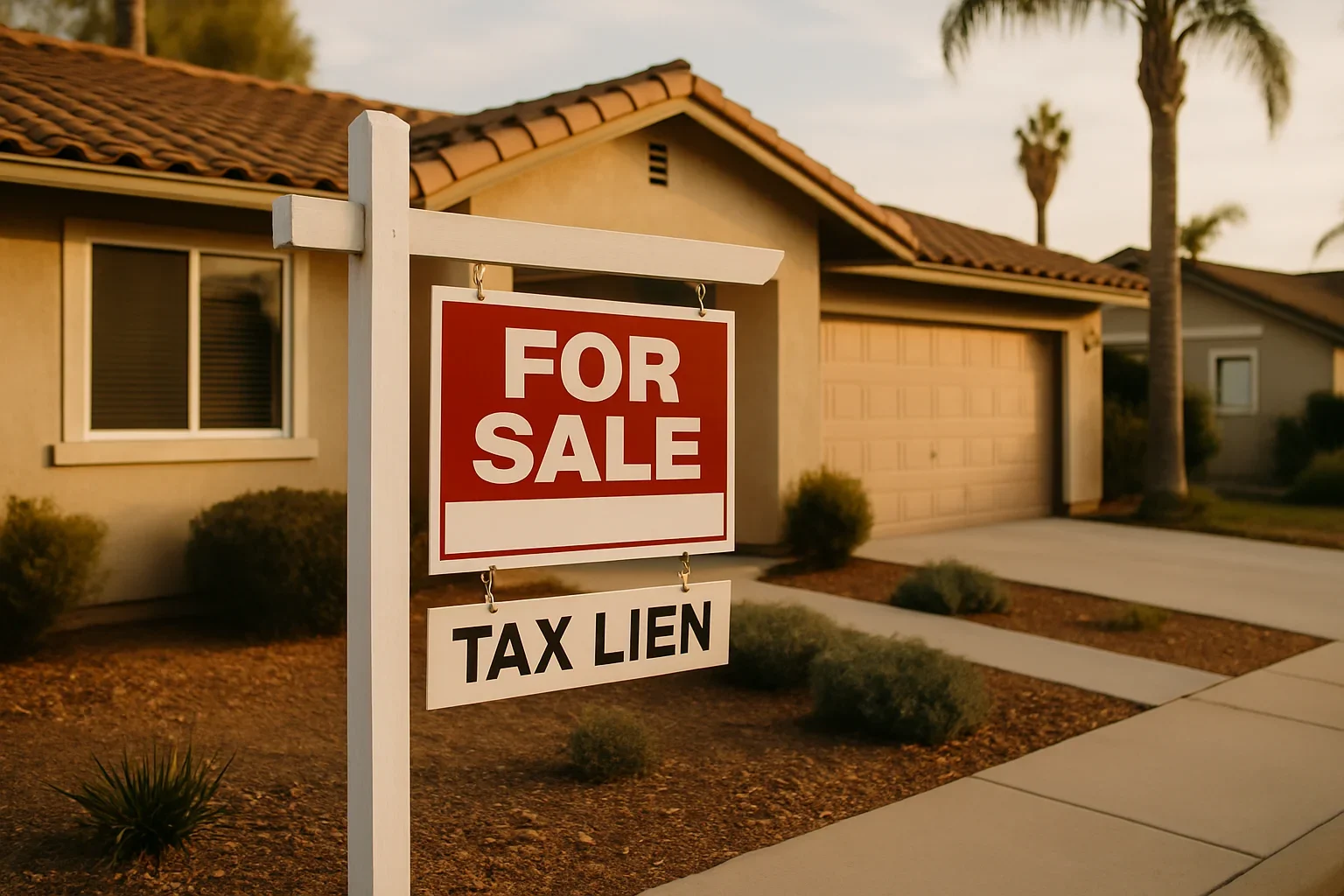 Real estate agent and seller discussing options to sell house with tax lien california during consultation
