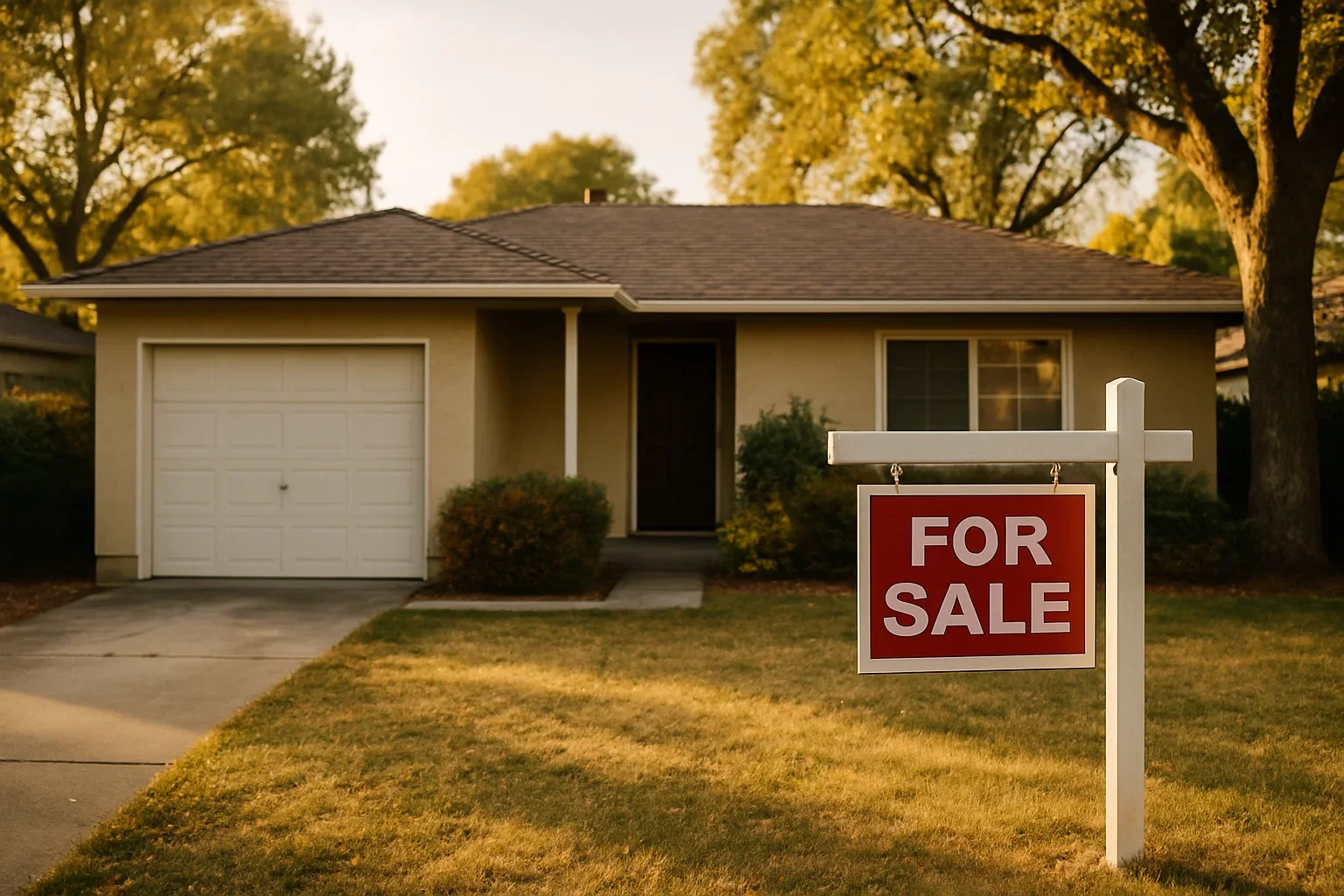 Cash buyer and homeowner shaking hands after closing a deal to sell house fast