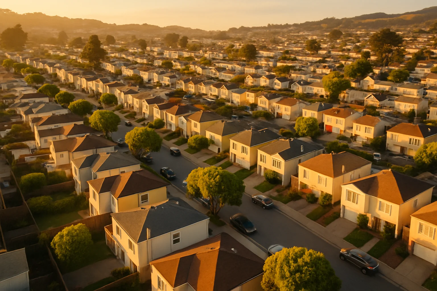 Homes in Daly City, California