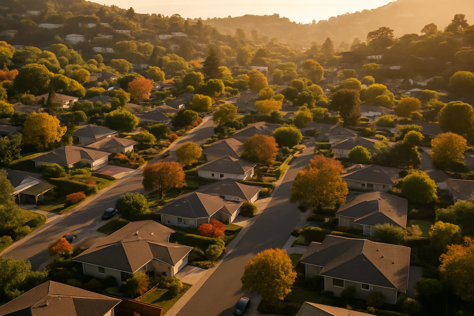 Homes in Tiburon, California