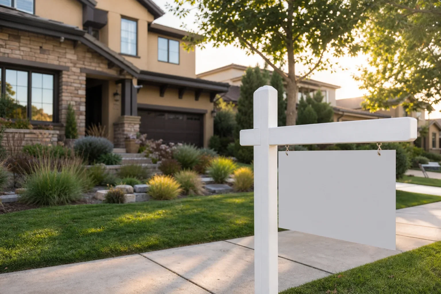 Real estate agent presenting comparable home sale prices to homeowners at a kitchen table