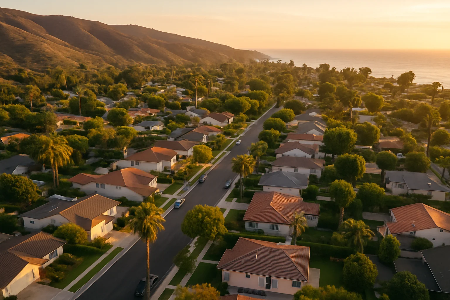 Homes in Malibu, California