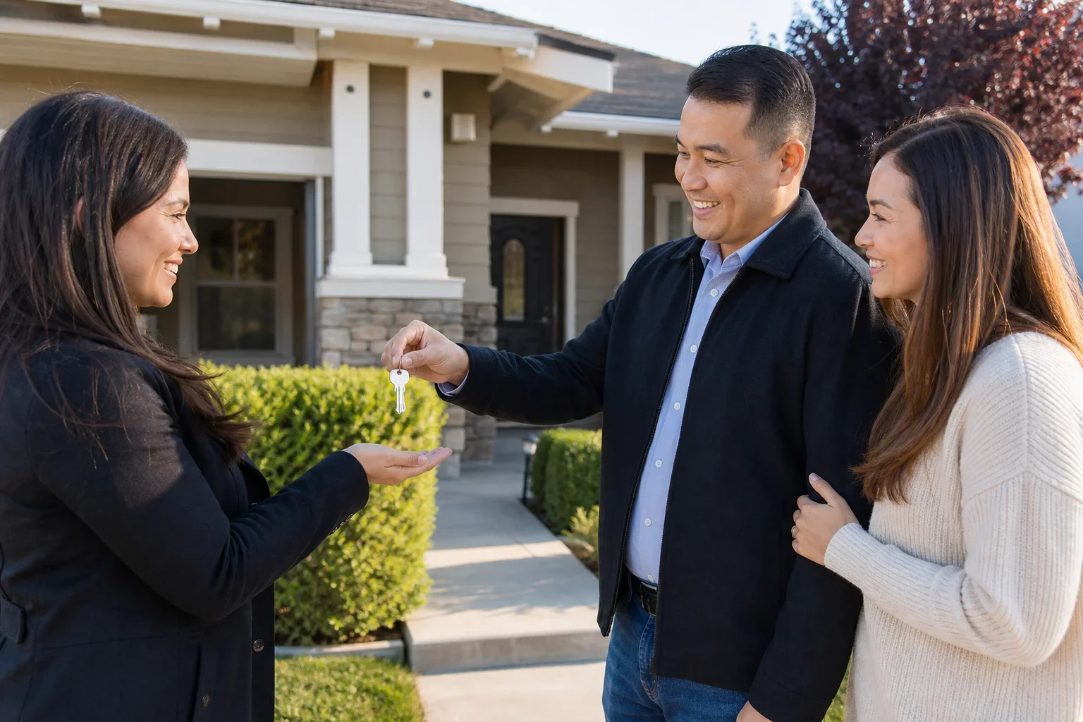 Homeowner reviewing a we buy houses Elk Grove cash offer at a kitchen table