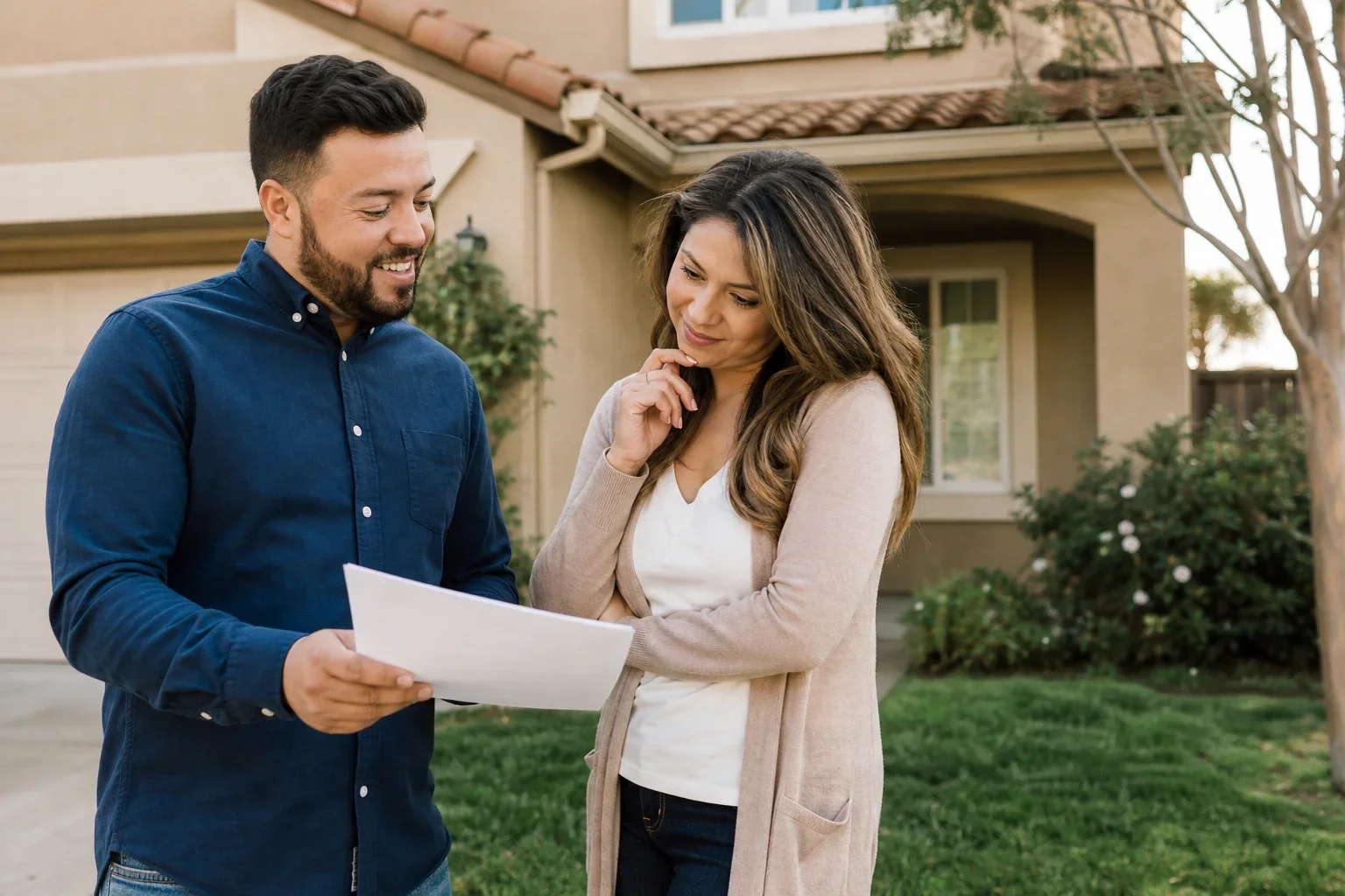 We buy houses Modesto cash offer being signed by seller at closing table