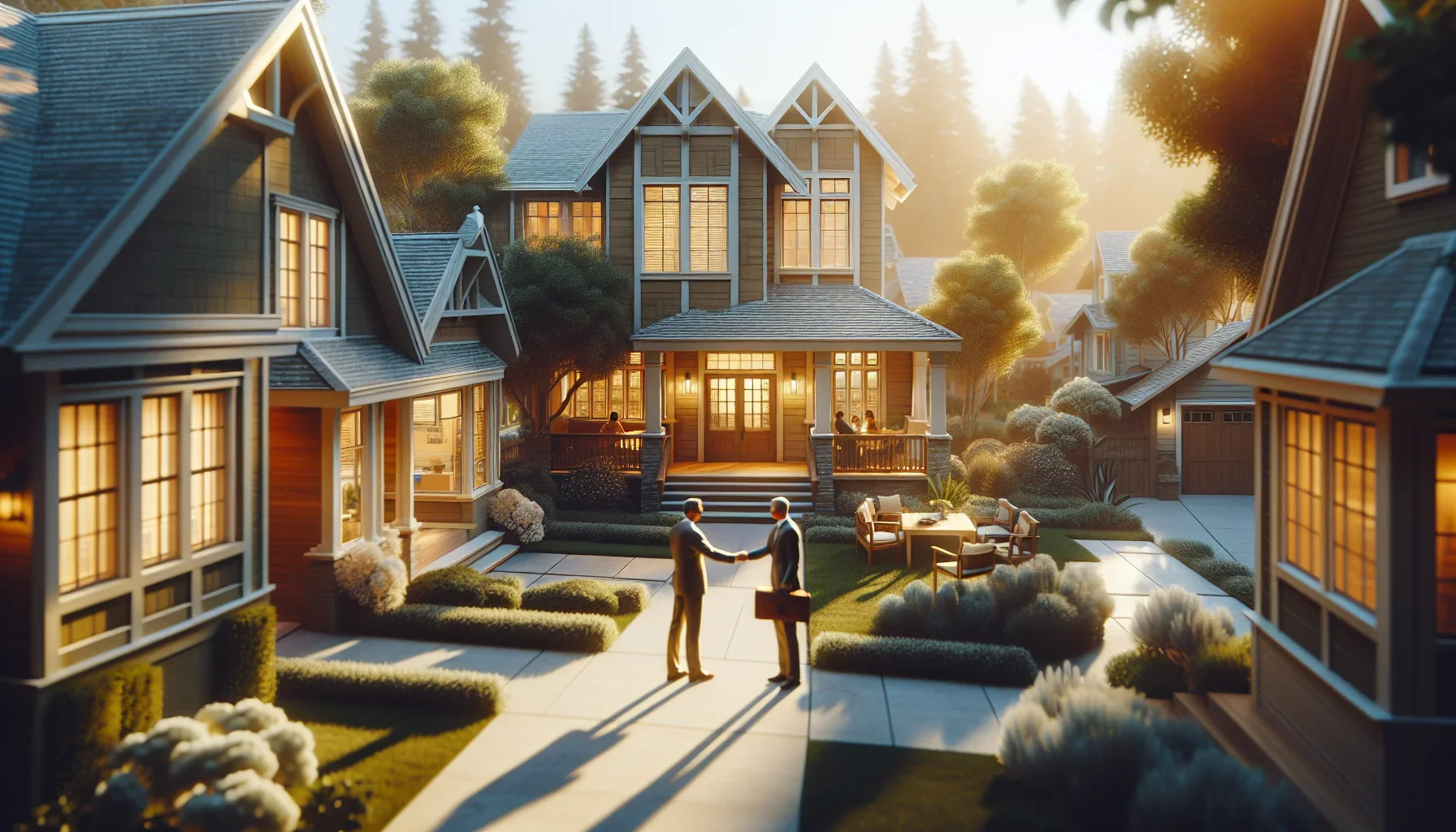 Suburban San Mateo residential street with single-family homes ready for quick sale